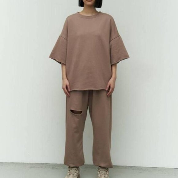 Ava Jogger in Mocha Brown - Picture 1 of 1